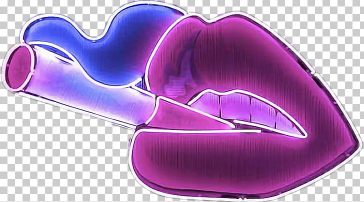 Neon Sign Lip Cigarette Sticker PNG, Clipart, Blue, Cigarette, Cigarette Holder, Heart, Joint Free PNG Download