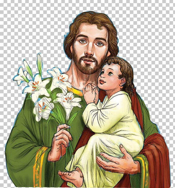 Saint Joseph Mary Patron Saint PNG, Clipart, Art, Catholicism, Child, Clip Art, Fictional Character Free PNG Download
