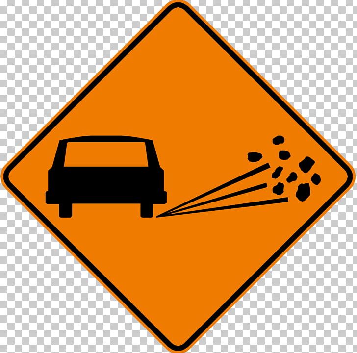 Traffic Sign Warning Sign Loose Chippings Manual On Uniform Traffic Control Devices PNG, Clipart, Angle, Area, Canada, Hazard, Lane Free PNG Download