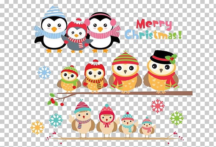 Penguin Owl PNG, Clipart, Animals, Branches, Christmas, Christmas Card, Christmas Elf Free PNG Download