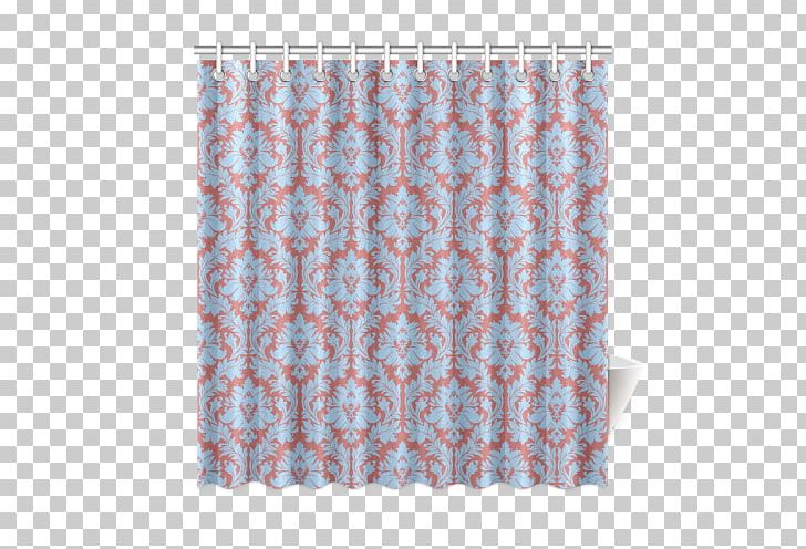 Window Treatment Window Blinds & Shades Curtain Douchegordijn PNG, Clipart, Aqua, Bathroom, Blue, Blue Damask, Curtain Free PNG Download