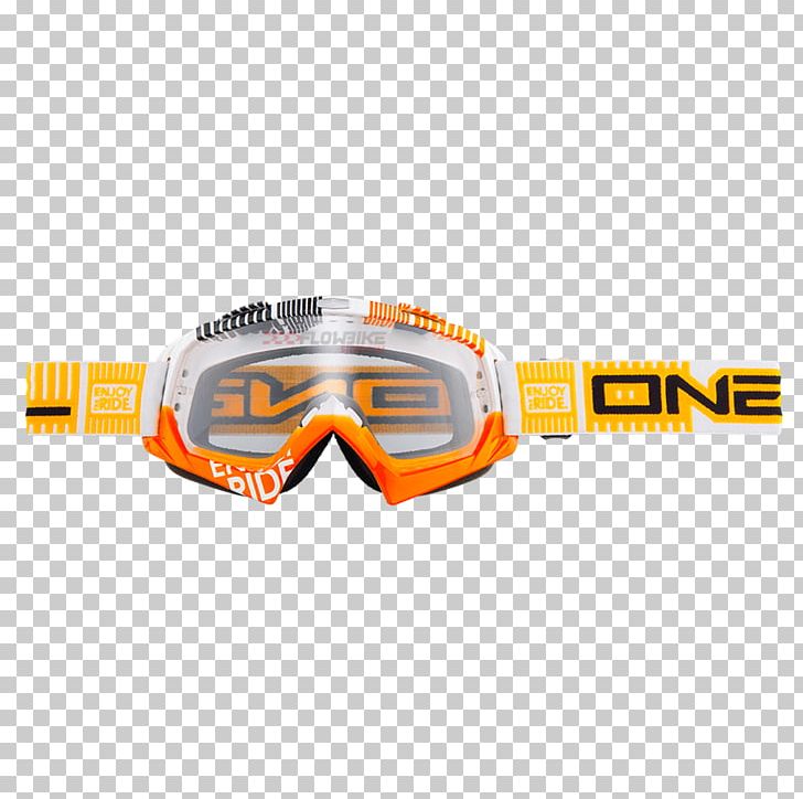 Goggles Glasses Enduro Orange White PNG, Clipart,  Free PNG Download