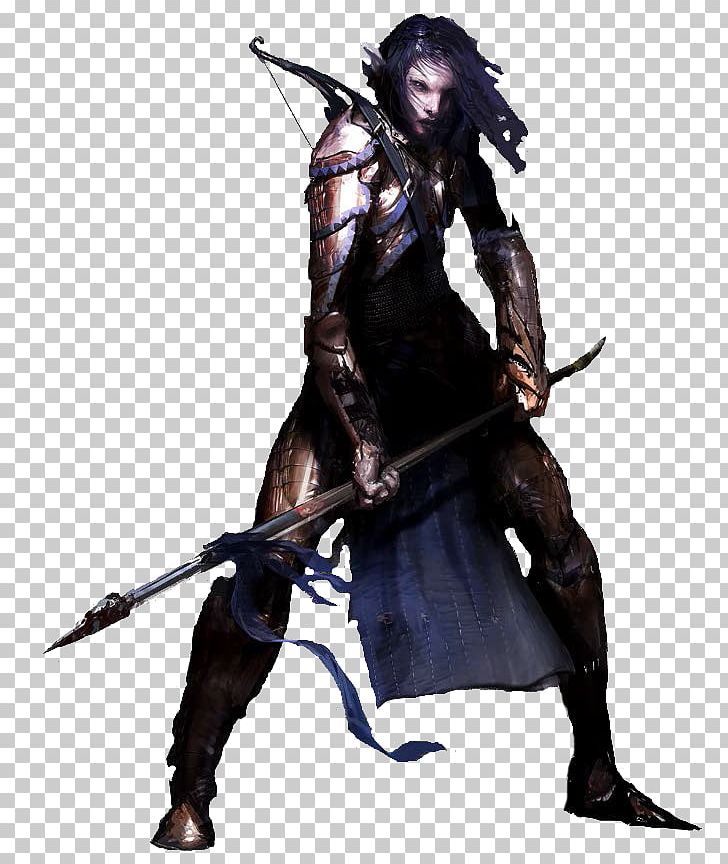 Dungeons & Dragons Elf Dark Elves In Fiction Character Drow PNG, Clipart, Art, Cartoon, Character, Cold Weapon, Concept Free PNG Download