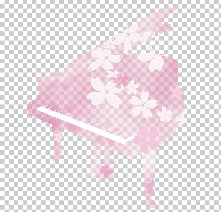 Cherry Blossom Piano Illustration. PNG, Clipart,  Free PNG Download