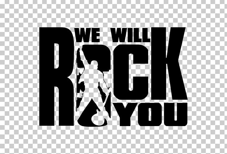We Will Rock You Musical Theatre Queen YouTube PNG, Clipart, Area, Black, Black And White, Brand, Freddie Mercury Free PNG Download