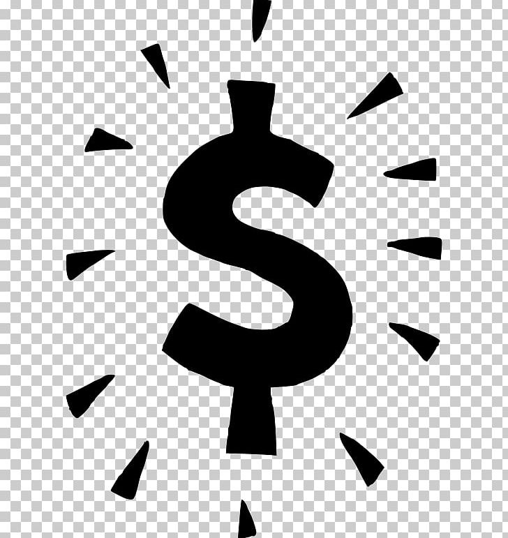 Dollar Sign United States Dollar PNG, Clipart, Black, Black And White, Circle, Computer Icons, Currency Free PNG Download