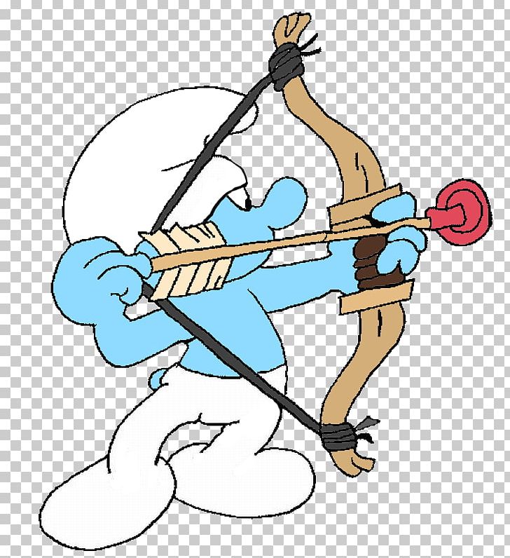 Clumsy Smurf Smurfette Papa Smurf Archery PNG, Clipart, Archery, Area, Arm, Art, Artwork Free PNG Download