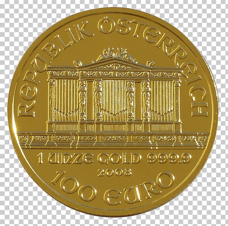 Vienna Philharmonic Bullion Coin Gold PNG, Clipart, American Gold Eagle, American Platinum Eagle, Austrian Mint, Brass, Bullion Coin Free PNG Download
