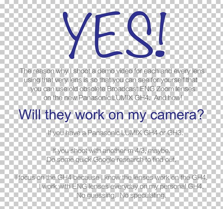 Canon Panasonic Lumix DMC-GH4 Camera Lens Tamron PNG, Clipart, Area, Big Ass, Blue, Brand, Camera Lens Free PNG Download