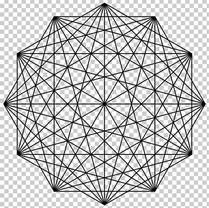 Complete Graph Graph Theory Vertex Dodecagram PNG, Clipart, Angle, Area, Black And White, Circle, Complete Graph Free PNG Download