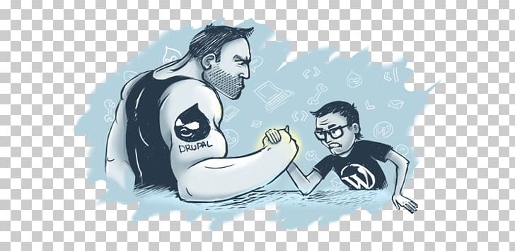 Drupal Content Management System WordPress PNG, Clipart, Anime, Arm Wrestling, Art, Black Hair, Blog Free PNG Download