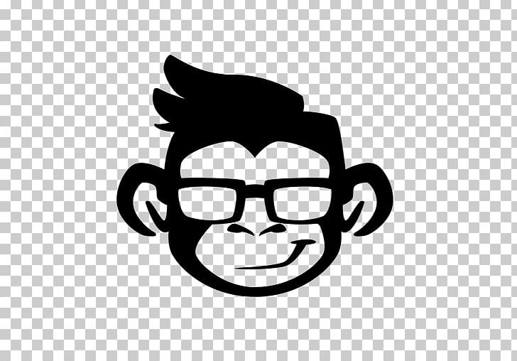 Logo Chimpanzee PNG, Clipart, Art, Black, Black And White, Business, Chimpanzee Free PNG Download