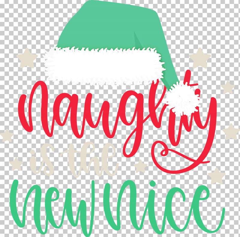 Naughty Is The New Nice Naughty Christmas PNG, Clipart, Christmas, Geometry, Happiness, Line, Logo Free PNG Download