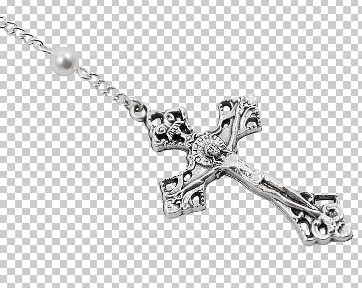 Charms & Pendants Crucifix Silver Body Jewellery Chain PNG, Clipart, Body Jewellery, Body Jewelry, Chain, Charms Pendants, Cross Free PNG Download