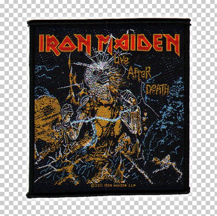 Iron Maiden Live After Death Heavy Metal Embroidered Patch Live Album PNG, Clipart, Advertising, Death Metal, Eddie, Embroidered Patch, Heavy Metal Free PNG Download