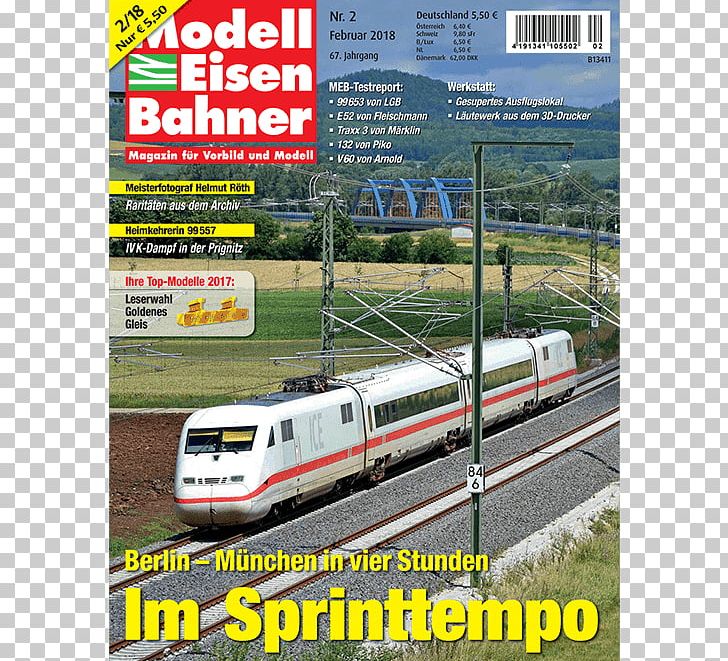 Rail Transport Modelling Burdinbide Der Modelleisenbahner Track MIBA PNG, Clipart, 2018, Automotive Exterior, Highspeed Rail, Locomotive, Magazine Free PNG Download