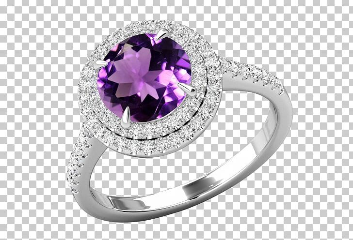 Amethyst Engagement Ring Diamond Jewellery PNG, Clipart, Amethyst, Body Jewelry, Diamond, Diamond Clarity, Engagement Ring Free PNG Download