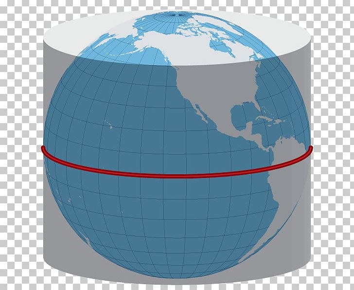 Globe Map Projection Sphere Central Cylindrical Projection PNG, Clipart, Blue, Central Cylindrical Projection, Cilinderprojectie, Circle, Cylinder Free PNG Download