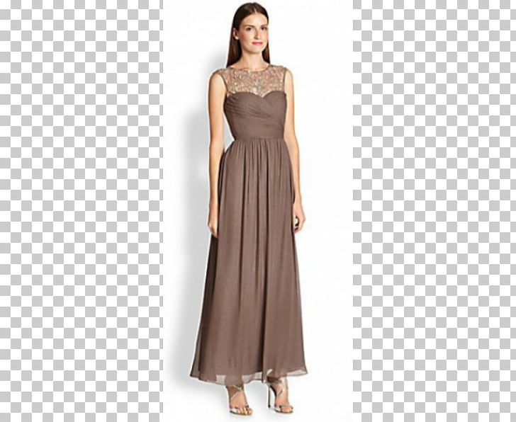 Dress Fashion Scoop Neck Top Helmut Lang PNG, Clipart, Bridal Party Dress, Brown, Chiffon, Clothing, Cocktail Dress Free PNG Download