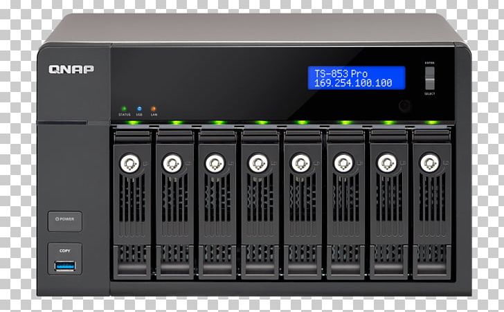 QNAP TVS-871 NAS Server PNG, Clipart, Audio Equipment, Audio Receiver, Data Storage, Electronic Device, Electronics Free PNG Download