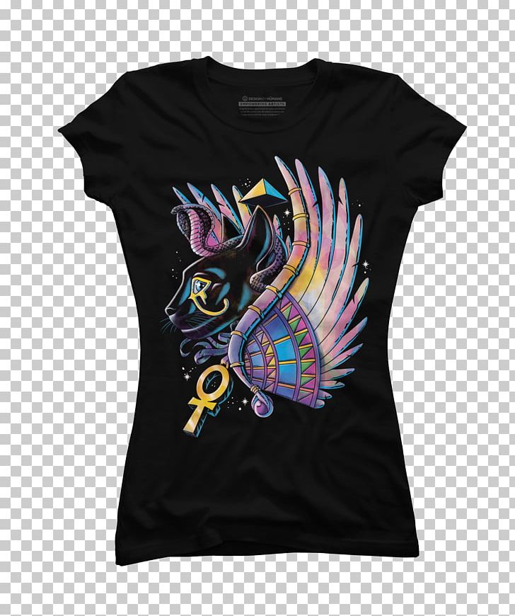 T-shirt Pharaoh Chausie Ancient Egypt Black Cat PNG, Clipart, Ancient Egypt, Animal, Ankh, Art, Black Cat Free PNG Download