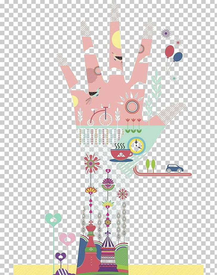 Cartoon Hand Illustration PNG, Clipart, Area, Art, Cartoon, Christmas Tree, Comics Free PNG Download