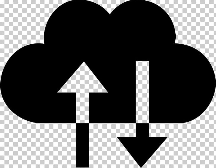 Cloud Computing Computer Icons Arrow Internet PNG, Clipart, Arrow, Black And White, Brand, Cloud, Cloud Computing Free PNG Download