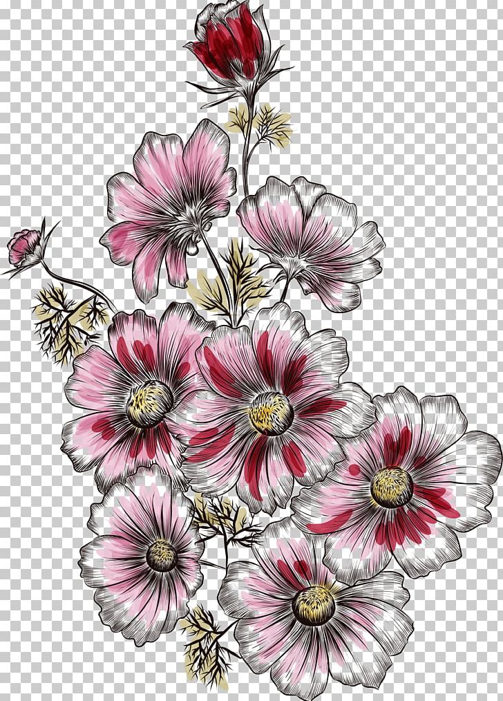 Flower Drawing Illustration PNG, Clipart, Abstract Lines, Botany, Dahlia, Decorative, Encapsulated Postscript Free PNG Download