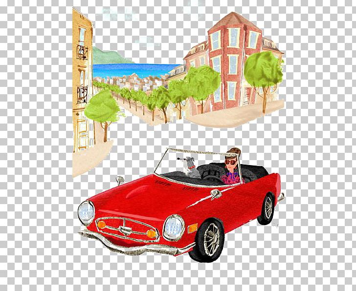 Illustrator Driving Illustration PNG, Clipart, Automotive Design, Beach, Beaches, Beach Party, Beach Sand Free PNG Download
