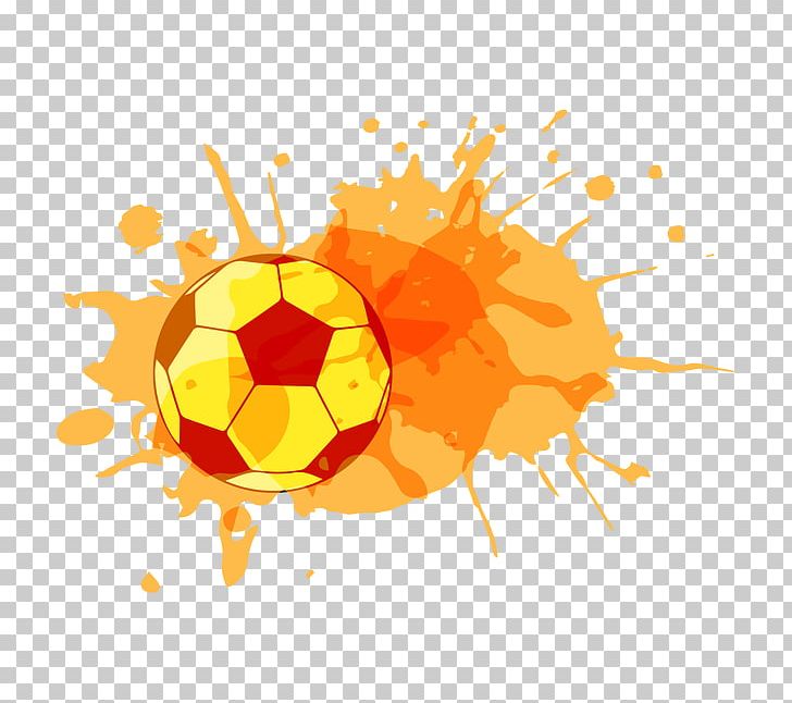 Football Watercolor Painting PNG, Clipart, Circle, Color, Color Splash, Computer Wallpaper, Drawing Free PNG Download