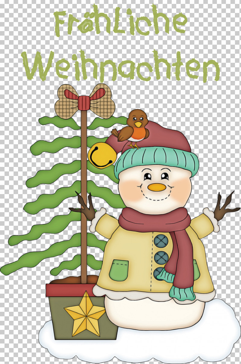 Frohliche Weihnachten Merry Christmas PNG, Clipart, Cartoon, Christmas Day, Frohliche Weihnachten, Frosty The Snowman, Merry Christmas Free PNG Download