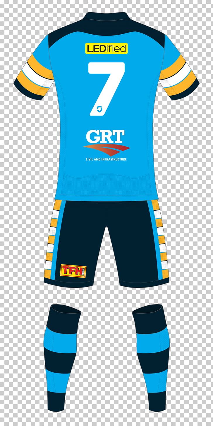Sports Fan Jersey T-shirt Sleeve Clothing ユニフォーム PNG, Clipart, Baby Toddler Clothing, Blue, Clothing, Electric Blue, Gold Coast Titans Free PNG Download