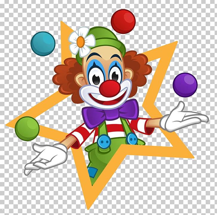 Clown Stock Photography Illustration PNG, Clipart, April, Art, Ball, Christmas Star, Circus Free PNG Download