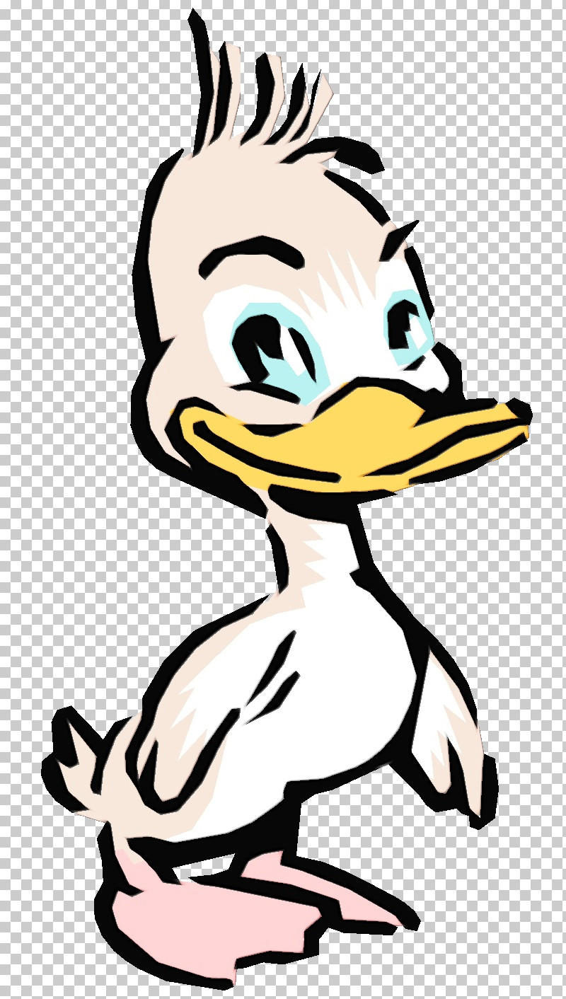 Duck Cartoon Black & White / M Beak PNG, Clipart, Beak, Black White M,  Cartoon, Duck, Paint