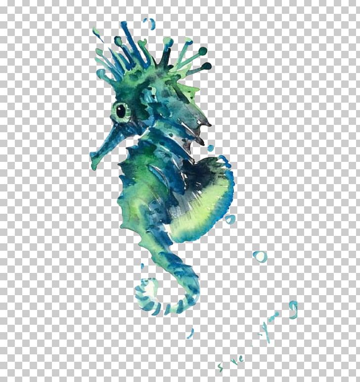 Seahorse Sea Creatures Watercolor Painting PNG, Clipart, Animal, Animals, Aqua, Aquatic Animal, Art Free PNG Download