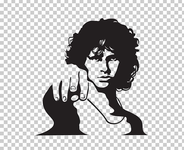 The Doors Drawing PNG, Clipart, Art, Beauty, Black, Black And White, Black Hair Free PNG Download