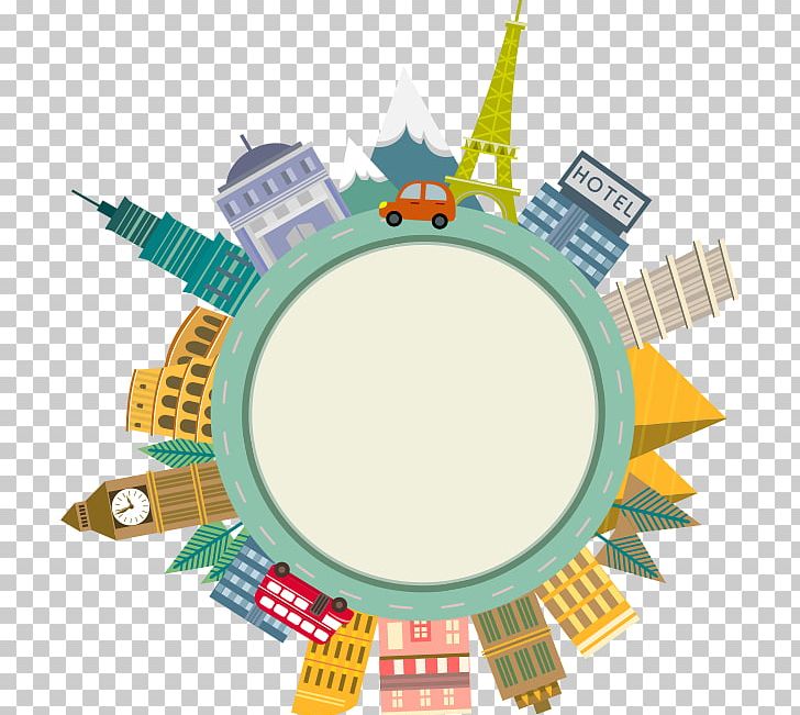 Tourism Travel PNG, Clipart, Cartoon, Circle, City, City Silhouette, Color Free PNG Download