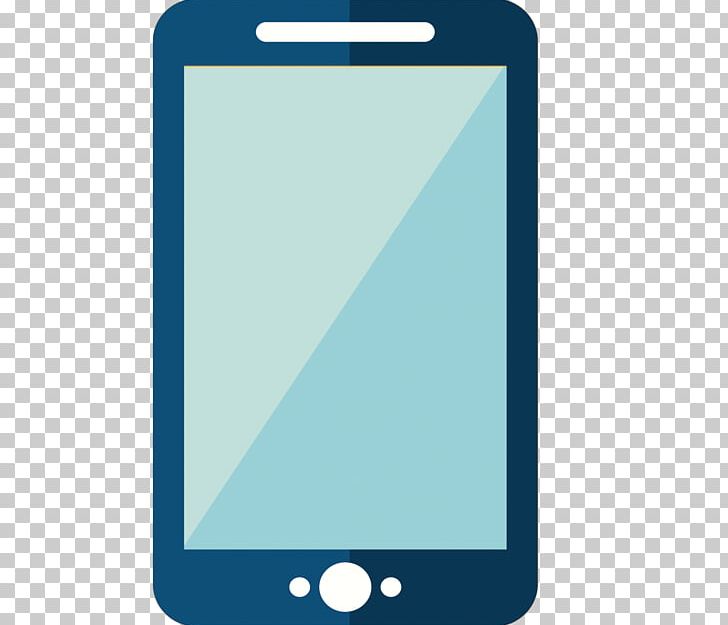 Feature Phone Smartphone Mobile Phone Accessories Cellular Network PNG, Clipart, Angle, Blue, Cell Phone, Creative Mobile Phone, Electronic Device Free PNG Download