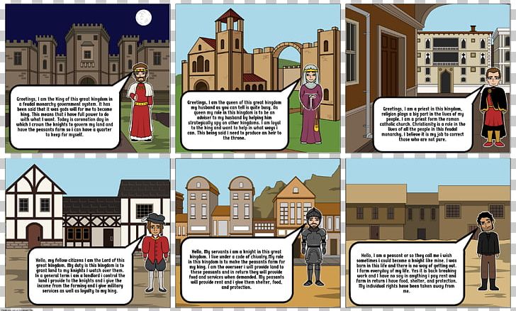 Feudalism Knight Peasant Monarchy Storyboard PNG, Clipart, Cartoon, Chivalry, Comics, Facade, Fantasy Free PNG Download