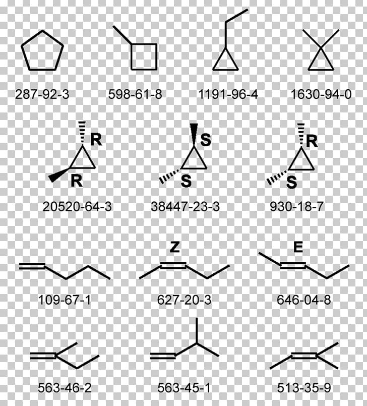 C5H10 Cis–trans Isomerism Cycloalkane 1 PNG, Clipart, 12dimethylcyclopropane, Angle, Area, Black And White, C 3 H 6 O 2 Free PNG Download