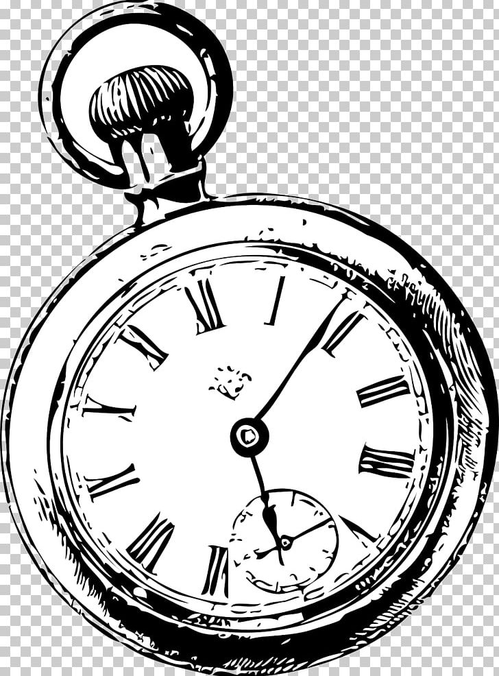 White Rabbit Pocket Watch PNG, Clipart, Accessories, Alice In Wonderland, Black And White, Clip Art, Clock Free PNG Download