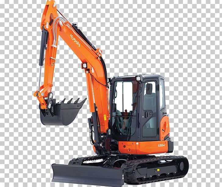Compact Excavator Kubota Corporation Heavy Machinery Crane PNG, Clipart, Architectural Engineering, Bobcat Company, Bucket, Combine Harvester, Compact Excavator Free PNG Download