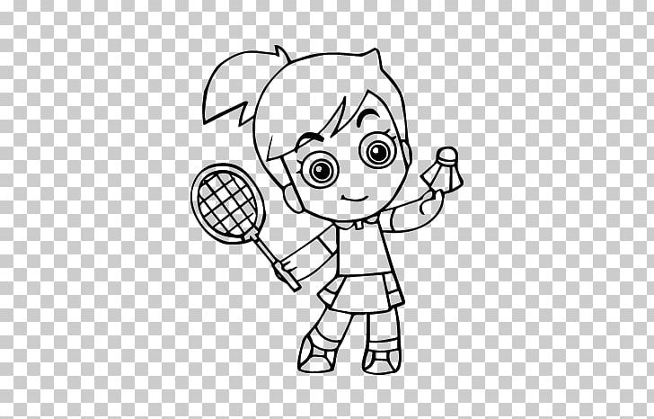 Drawing Badminton Coloring Book Sport Shuttlecock PNG, Clipart, Angle, Arm, Artwork, Badminton, Badminton Court Free PNG Download