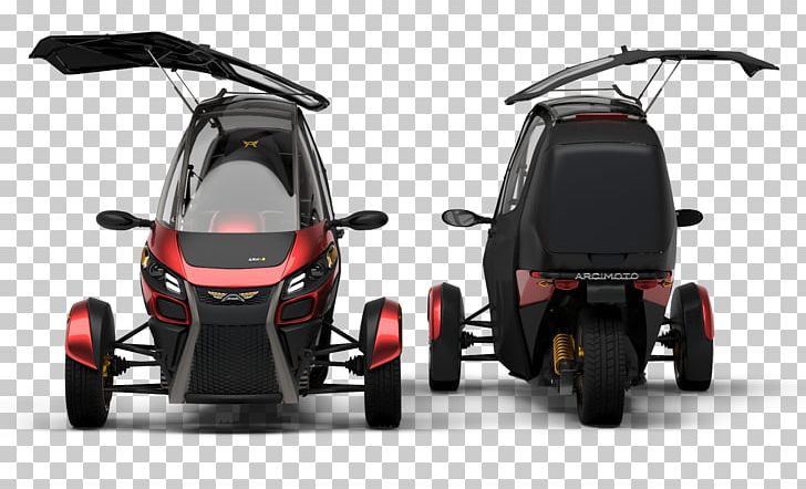 Electric Vehicle Car Arcimoto Three-wheeler Motorcycle PNG, Clipart, Arcimoto, Automotive Design, Automotive Exterior, Bicycle Accessory, Car Free PNG Download