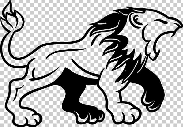 Lion Drawing Logo Roar PNG, Clipart, Animals, Art, Big Cats, Black, Carnivoran Free PNG Download