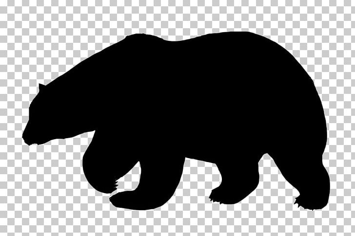 Polar Bear American Black Bear Silhouette PNG, Clipart, American Black Bear, Animal, Animals, Bear, Bear Silhouette Free PNG Download