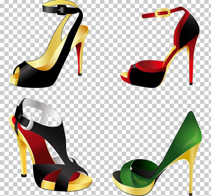 Slipper High-heeled Footwear Shoe Stiletto Heel PNG, Clipart, Accessories, Basic Pump, Color, Color Pencil, Color Powder Free PNG Download