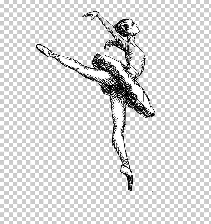 A simple drawing of the ballet dancers Royalty Free Vector