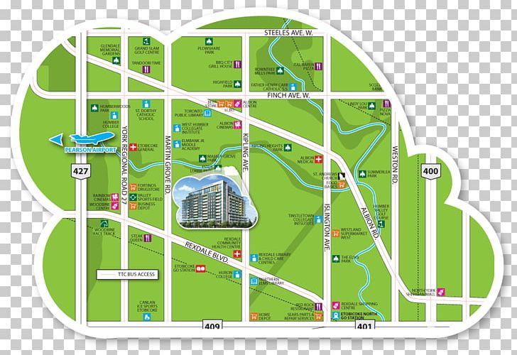 Map Collection Hwy 27 And Rexdale GO Transit Ontario Highway 427 PNG, Clipart, Area, Go Transit, Grass, Hwy 27 And Rexdale, Information Free PNG Download