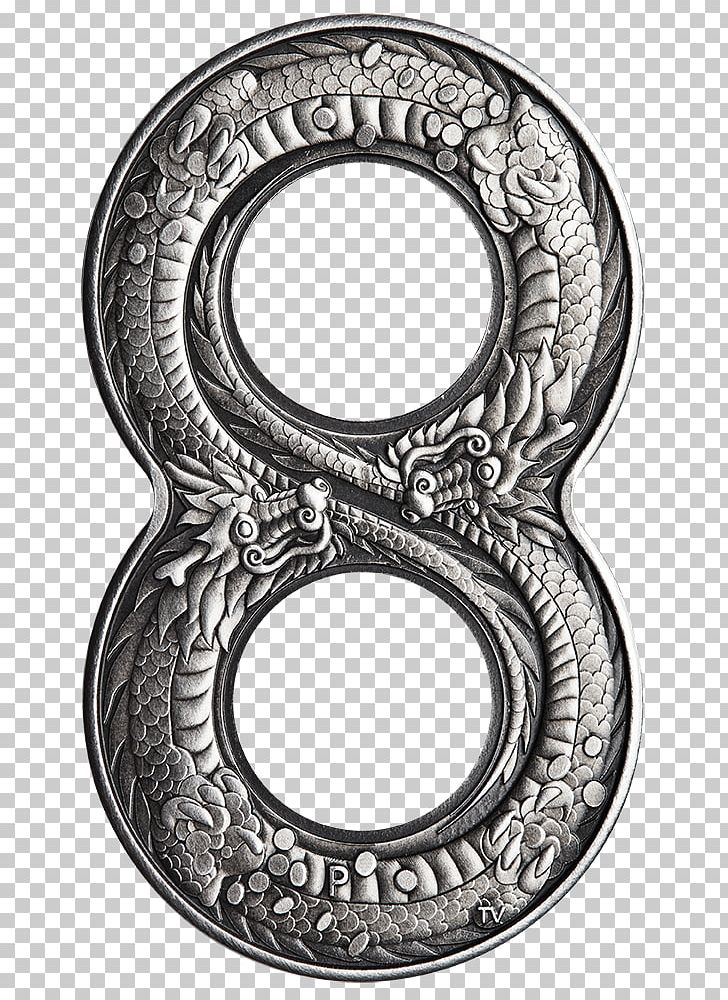 Perth Mint Coin Dragon Symbol Bullion PNG, Clipart, Australia, Australian Dollar, Black And White, Bullion, Circle Free PNG Download